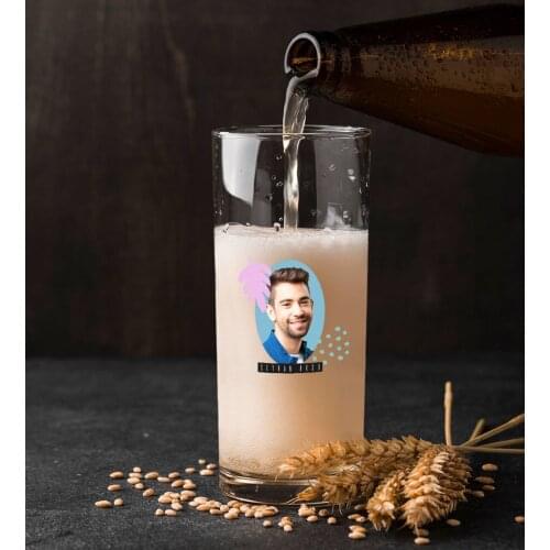 Personalized Is Photo Color Printed Hiball Beer Bardağı-2