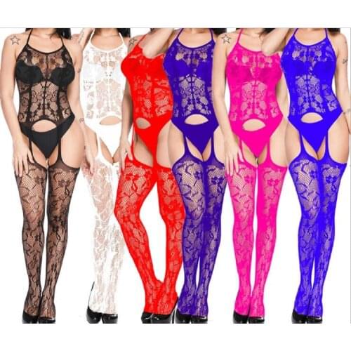 Sexy Lingerie Hanging Bandwidth Striped Jacquard Hollow Hanging Sexy Lingerie