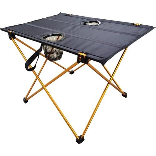 Outdoor Folding Fishing Table Ultralight Oxford Cloth Folding Picnic Table Camping Table Collapsible Portable