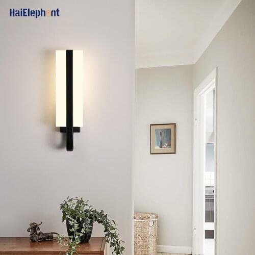 Modern Acrylic LED Wall Lamps For Living Room Bedroom Bedside Loft New Design Deco Lights Indoor Lighting Luminaire AC 90-260V