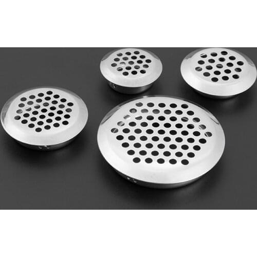 Stainless Steel Round Convexity Shape Mesh Cut Dia.19mm/25mm/30mm/35mm/53mm Wardrobe shoe Cabinet Ventilating Mesh Hole Air Vent