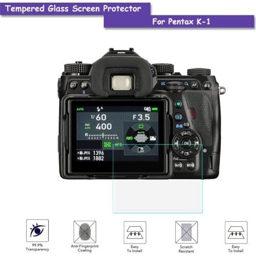 9H Hardness Premium Tempered Real Camera Glass LCD Screen Protector Shield Film For Pentax K1 K-1 Accessories