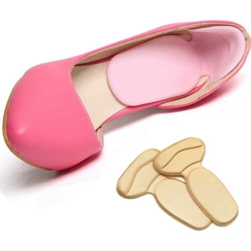 1Pair High Heel Shoes Cushion Insole Shoes Massage Anti Slip Almofada Insert Stickers Foot Care Soletta Foot Care Random Color