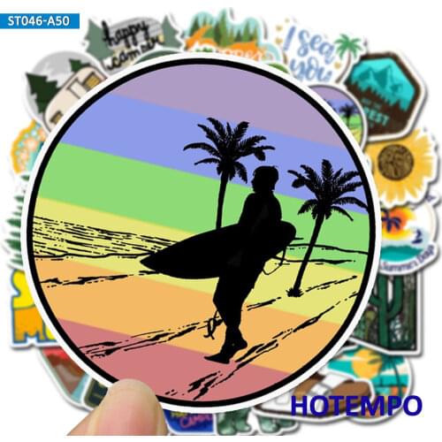 50pcs Outdoor Wild Expedition Stickers Adventure Camping Travel Landscape Waterproof Sticker for Mobile Phone Laptop Decal
