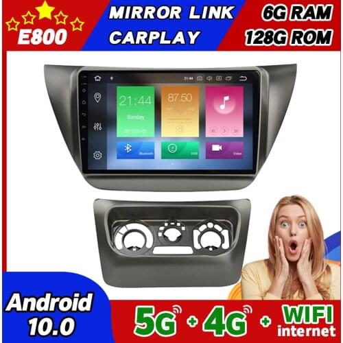 6GB Ram 128GB Rom Car Radio GPS NAVIGATION For Mitsubishi Lancer IX 2010 Android 10 Multimedia Video Player Autoradio Stereo