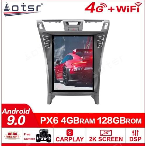 Tesla Style android 9.0 128G Car Radio Vertical Screen For Lexus LS460 GPS Navi Recorder Headunit Multimedia buit-in carplay IPS