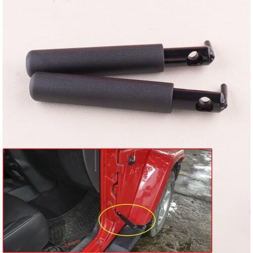 1 Pair Car Foot Pegs Rests Pedal Kick Panel Fit for Jeep Wrangler JK JKU JL 2018 2017 2016 2015 2014 2013 2012 2011 2010 2009