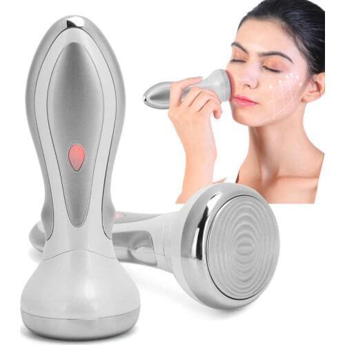 White Serum Import Instrument Magnetic Microcurrent Heating Face Lifting Tightening Massager Nano Heating Face Massage Machine