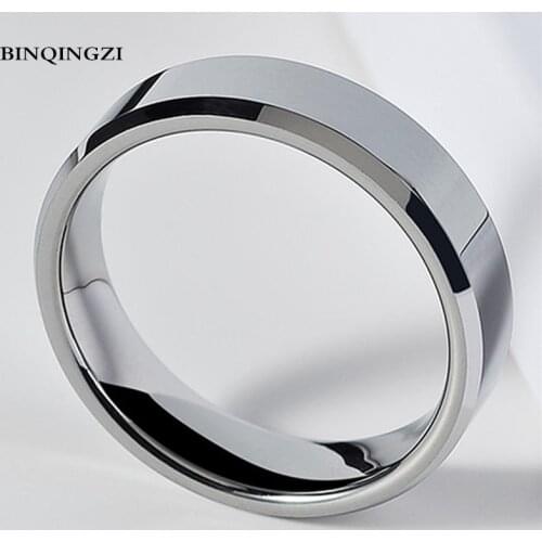 BINQINGZI Stainless steel ring men wedding engagement couple rings for women championship Graduation ringen 15 Size