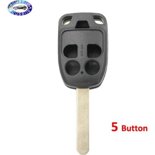 5 Buttons Remote Car Key Shell Case Fob for Honda Odyssey