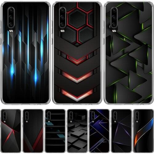 Black Light Dark Figures Phone Case for Huawei P40 P30 P20 Mate 30 20 10 Pro P10 Lite P Smart Z + 2019 Gift Coque Cover Capa