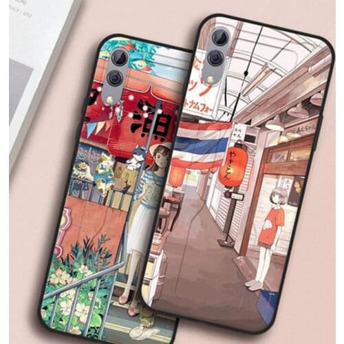 For xiaomi mi black shark 2 Case girl flower soft silicone TPU phone Case for xiaomi black shark2 blackshark 2 Protective cases