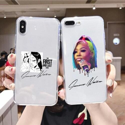 Summer Walker Girl Rapper Phone Case For Xiaomi Redmi Note 7 7A 8 8T 9 9A 9S 10 K30 Pro Ultra transparent tpu waterproof
