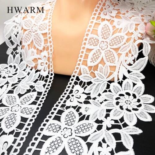 HWARM DIY 5yard 13cm Handmade Arts Craft Fabric Screen Lace Sewing Trim Window Curtains Wedding Ribbon Women Skirt Accessories