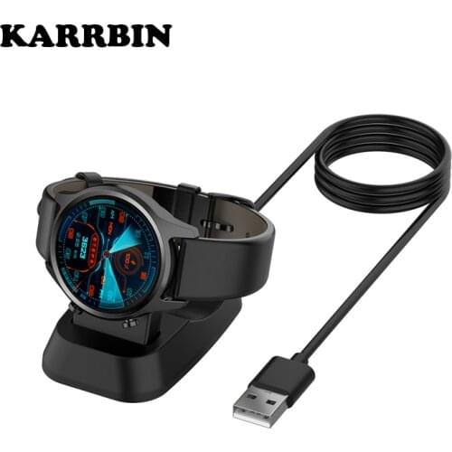 KARRBIN USB Portable Charging Cradle Charger Dock Data Charger Cable for Ticwatch C2 Smart Watch Accessories