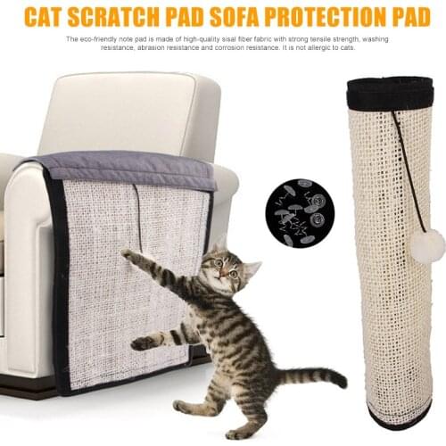 Scratching Mat for Cat Furniture Scratch Guards Couch Protectors Washable Sisal Fiber Sofa Shield LBShipping