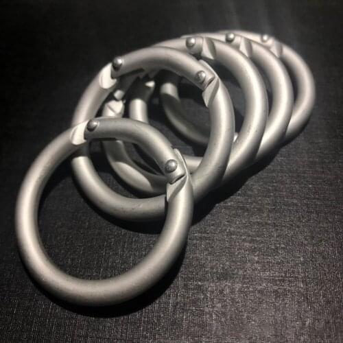 Round Mountaineering Buckle Metal Circle Hook Aluminum Alloy Round Mountaineering Buckle Spring Buckle