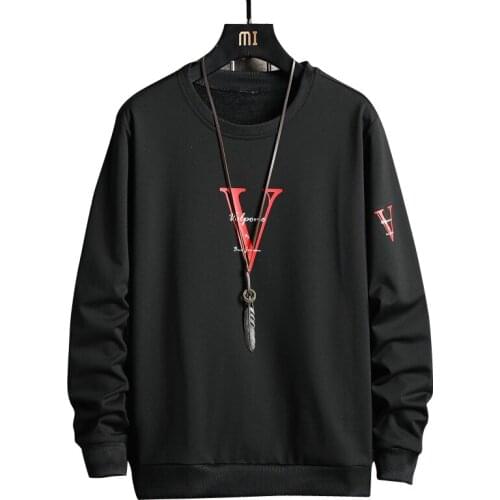 EL BARCO Print Men Hoodies Spring Cotton Male Sweatshirt Soft Hip Hop Black Tops Harajuku Grey Pullover Shirt White Jacket Coats