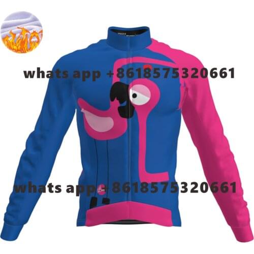 Slopline Winter Thermal Fleece Cycling Long Sleeve Jersey Outdoor Pro Team Unisex Light Jacket Bike Breathable Clothing Ciclismo