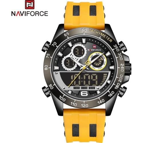 Men Watch Fashion Casual Luxury Brand Waterproof Digital Clock Military Quartz Sport Chronograph Silicone Strap Watches for Men