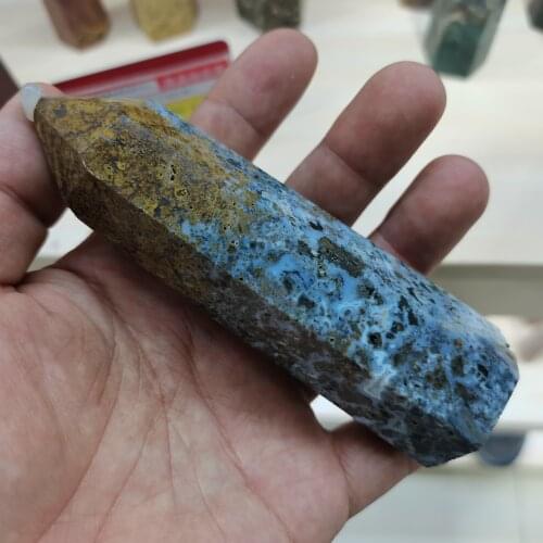 Natural Crystal Point Astrophyllite Healing Stone Quartz Tower Fireworks stone Ornament for Home Decor Reiki Energy Stone