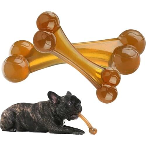 Indestructible Dog Bone Chew Beef Flavor Toy for Small Big Dog Toy Chewer Game Play Resistant Puppy Pet Toy Pet Products Puppy