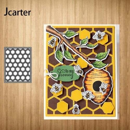 New Metal Cutting Dies Rectangle Hollow Hexagon Scrapbooking Shape Stencil Craft Paper Knife Mould Blade Punch Card Make Decor