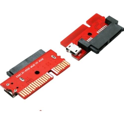 SATA Adapter 7+6 13pin Female Male To Serial ATA 7+15 22pin Adapter For Desktop Laptop HDD CD-ROM Hard Disk Drive