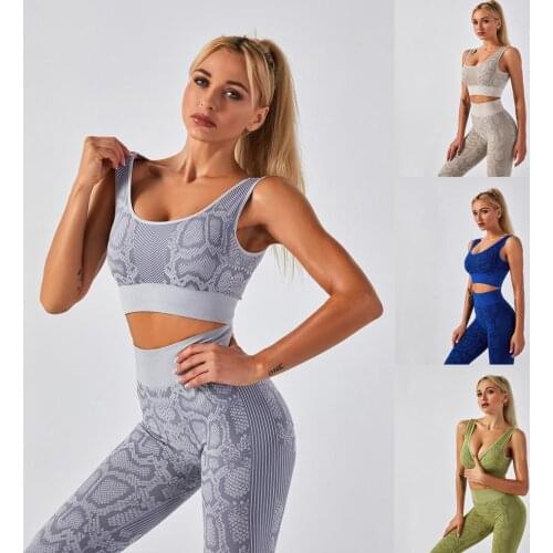 Multiple Colour Soft And Comfortable Solid Color Tight Seamless Yoga Exercise Womens Suit Gym Yoga Set