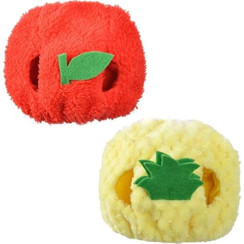 Pet Hat Dogs Hats Winter Warm Pet Dog Cap Fruit Pineapple Hat Apple Hat for Dogs Puppy Accessories Fashion Funny Cute Costume