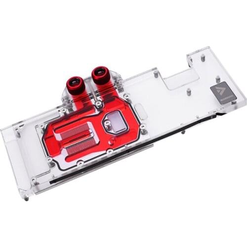 Barrow Full coverage GPU Water Block for Colorful iGame RTX 3070 Advanced / Ultra OC, 5V ARGB 3PIN MOBO AURA SYNC BS-COIA3070-PA