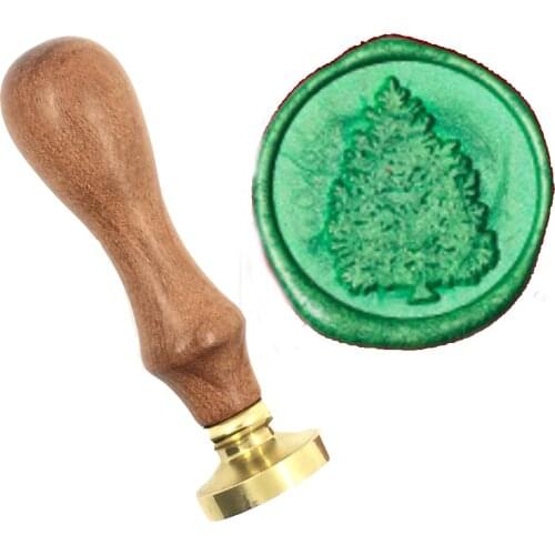 Merry Christmas New Year wax seal snowman wood handle wax,DIY Scrapbooking wax stamp copper head,Vintage and high quality11