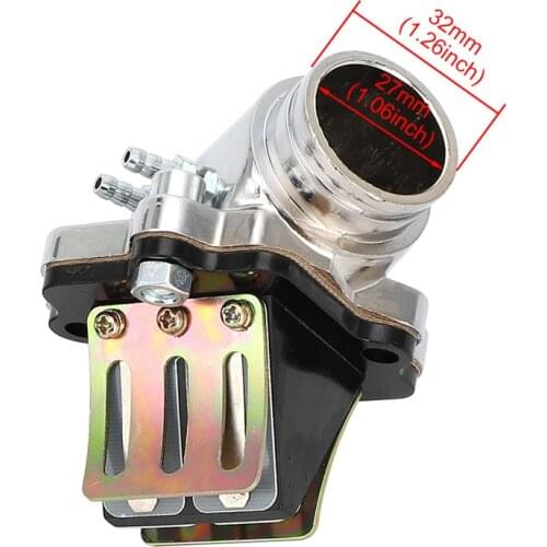 Performance Intake Manifold w/ Reed Valve For Minarelli JOG 50 90cc For Yamaha JOG50 3KJ 4DM 1E40QMB 1E50QMF Vento ZIP Keeway
