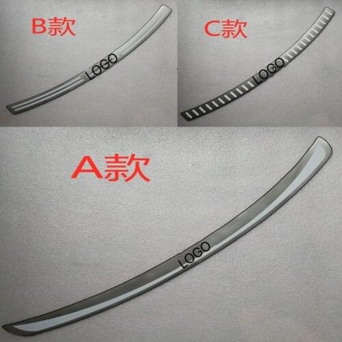 For Mazda CX-5 CX5 2013-2015 Stainless Steel Rear Bumper Protector Sill Trunk Trim accessories CAR styling