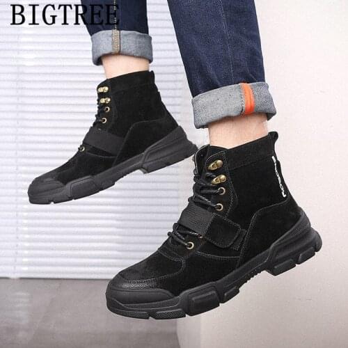 Winter Shoes Men Ankle Boots Men Leather Boots Men Shoes+male Sepatu Pria Calzado Hombre Erkek Ayakkabı Botas Masculina Schoenen
