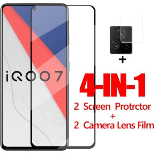 2.5D Full Glue Glass For Vivo IQOO 7 Screen Protector For VIvo IQOO 7 Tempered Glass 9H Protective Phone Film For Vivo IQOO 7 5G