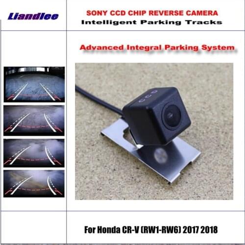 Car Reverse Camera For Honda CR-V/CRV (RW1-RW6) 2017 2018 Rear View Backup Parking Intelligentized Dynamic Guidance Tracks CAM