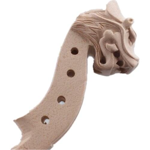 Violin part,1pcs hand carved white violin dragon head 4/4