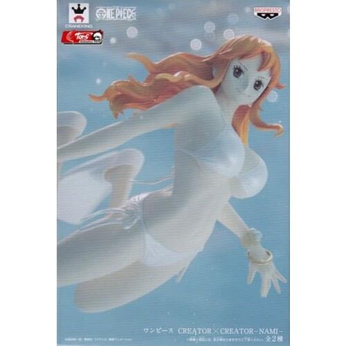 BANDAI Banpresto One Piece Creator X Creator Nami Bikini Special Color Anime Figure BP49813