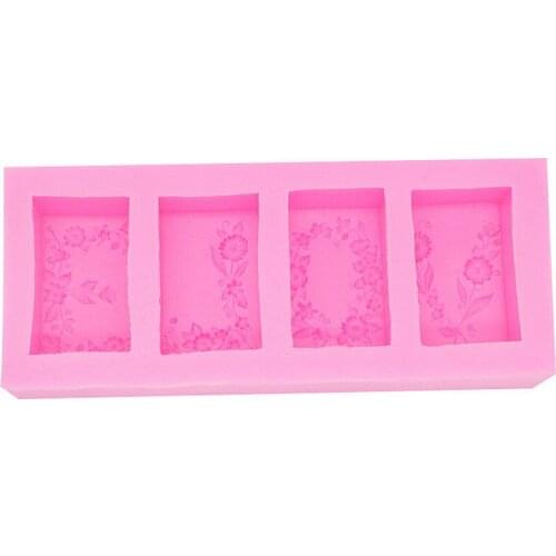 Baking tools DIY Sugar craft Cake Vines grid Silicone Mold Fondant Mold Cake Candle soap decorating Tools Gum paste Mold