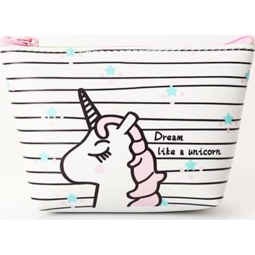 M006 Cartoon Animal Design Coin Purses For Women Cute Unicorn Zero Bag Mini Lovely Cloth Bag Wholesale