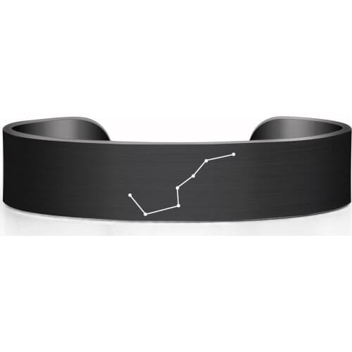 The Plough Stainless Steel Matt Surface Cuff 15mm width Bangle 4 colors Bracelet Jewelry Gifts Adjustable Size For Man and Women