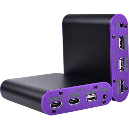 Measy Cat871-KVM 120m/396ft 1080p 60Hz HD Transmitter Receiver Extender Ethernet Over cat5e/6/7 For KVM 3D EDID Dolby DTS