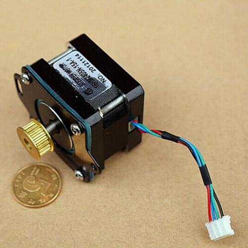 Micro 39MM Stepper Motor With Copper Gear 0.9 Degree 2-phase 4-wire High Precisoin For CNC 3D Printer/ Robot