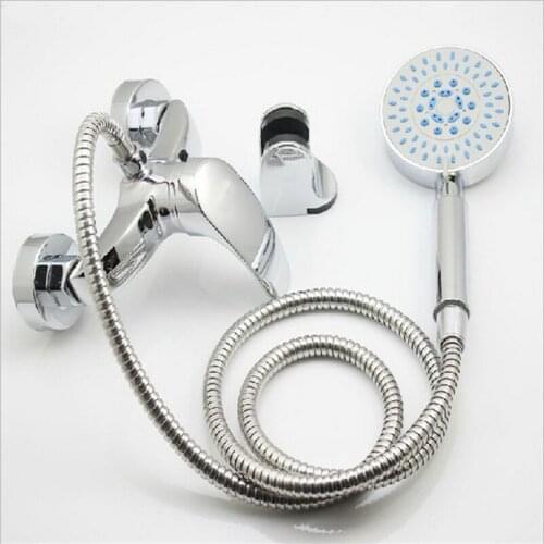 Multifunctional Handheld Shower Hot and Cold Mixing Faucet Simple Shower Set Shower Faucet Hook Up Hose for Home Or Hotel