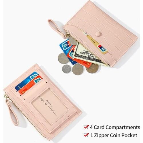 Fashion Leather Women Wallets Multifunctional Coin Pocket Hasp Card Holder Money Bags Casual Small Ladies Clutch Phone Wallet