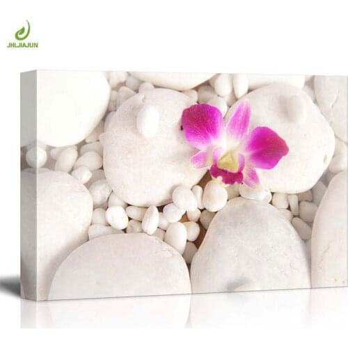 JHLJIAJUN Modular Canvas Painting Cobblestone Flower Nordic Wall Art Print And Poster Dining Living Room Home Badroom Decor