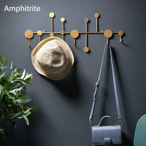 Nordic House Decorative Multifunctional Wall Shelves Hanging Key Holder The Wall Of The Creative Room Shelves Sack Wall Modern