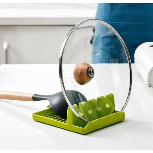 Plastic Kitchen Storage Rack Fork Shovel Spoon Pot Cover Kitchenware Storage Rack Multi-function Storage Tool