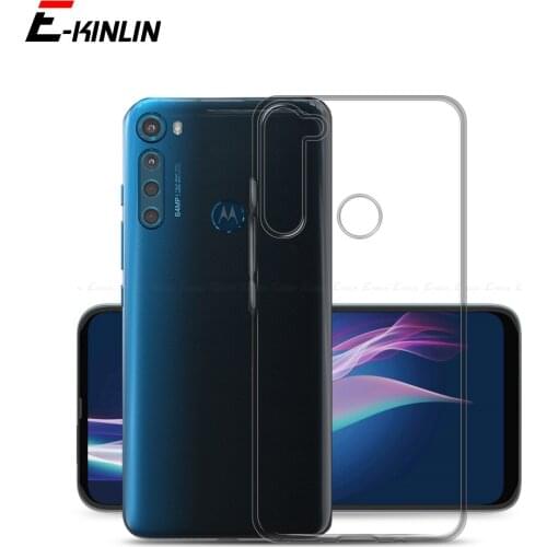 Silicone Case For Motorola Moto One 5G Hyper Fusion Plus Macro Vision Action Clear Ultra Thin Full Soft TPU Back Cover